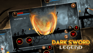 Dark Shadow Legend Black Swordman Hero Fightw