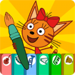 Three Cats Music Coloring Games for Children Hack MOD APK (Unlocked)