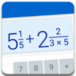 Fraction calculator free easy solve math problems 2.2 APK