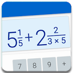 Fractions Calculator detailed solution available 2.5 APK