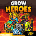 Grow Heroes Vip Idle RPG v 5.7 hack mod apk (Unlimited Gold / Gems / Bones / Ad-Free)