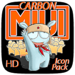 MIUI CARBON ICON PACK 9.6 APK Patched