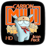 MIUI CARBON ICON PACK v 11.1 APK Patched
