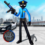 Police Stickman Rope Hero Gangstar Crime Mafia v 1.1 hack mod apk (Coin / Gem)