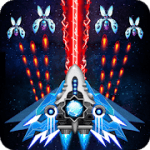 Space shooter Galaxy attack Galaxy shooter v 1.432 Hack mod apk (Infinite Diamonds / Cards / Medal)