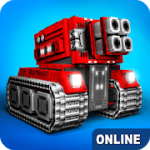 Blocky Cars online games tank wars v 7.5.3 Hack mod apk (Unlimited Money)