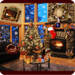 Christmas Fireplace LWP Deluxe 1.96 APK Paid