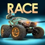 RACE Rocket Arena Car Extreme Action Racing v 1.0.28 Hack mod apk  (Unlimited Money / Gems / Rockets)