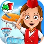 My Town Airport Free Airplane Games for kids v 1.02 Hack mod apk  (Unlocked)